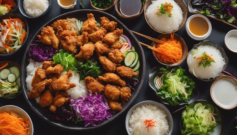 mochiko chicken side dishes