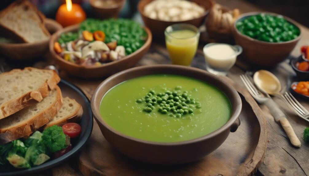 pea soup side dishes
