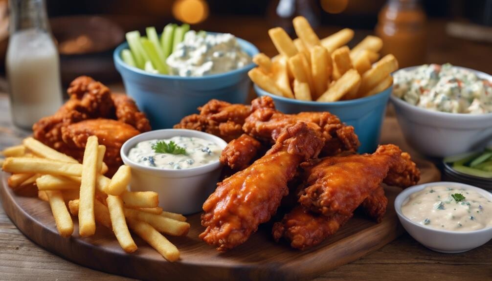 perfect pairings for hot wings