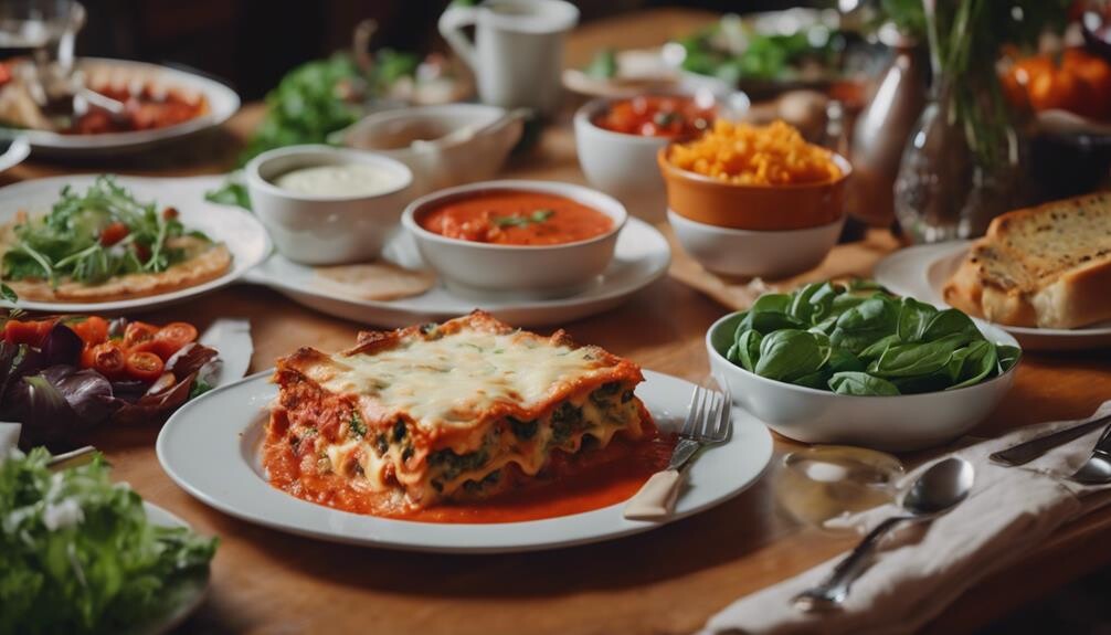 perfect pairings for lasagna