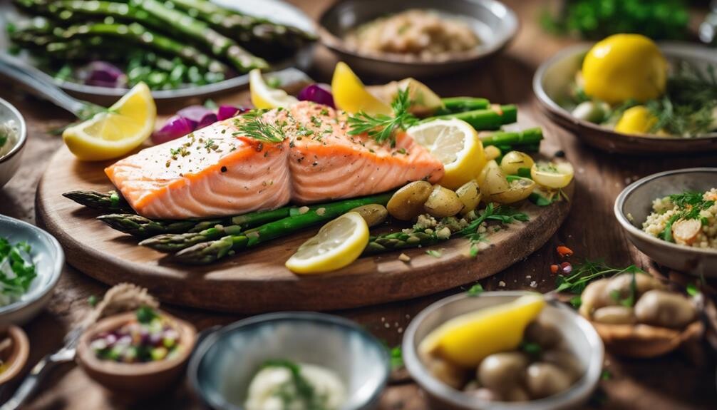 perfect sides for poached salmon
