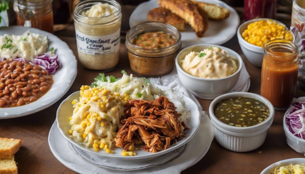 pulled chicken side dishes