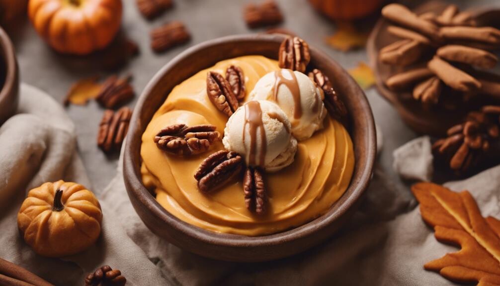 pumpkin ice cream pairings