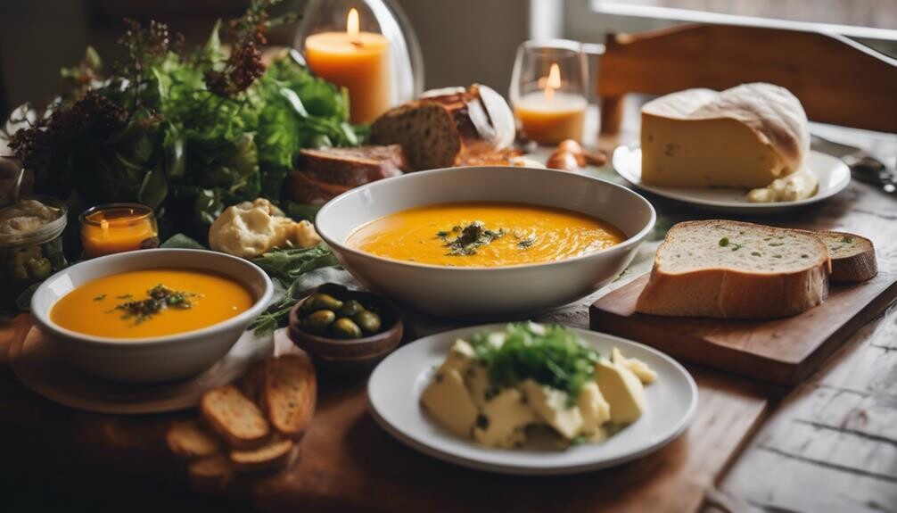 pumpkin soup dinner pairings