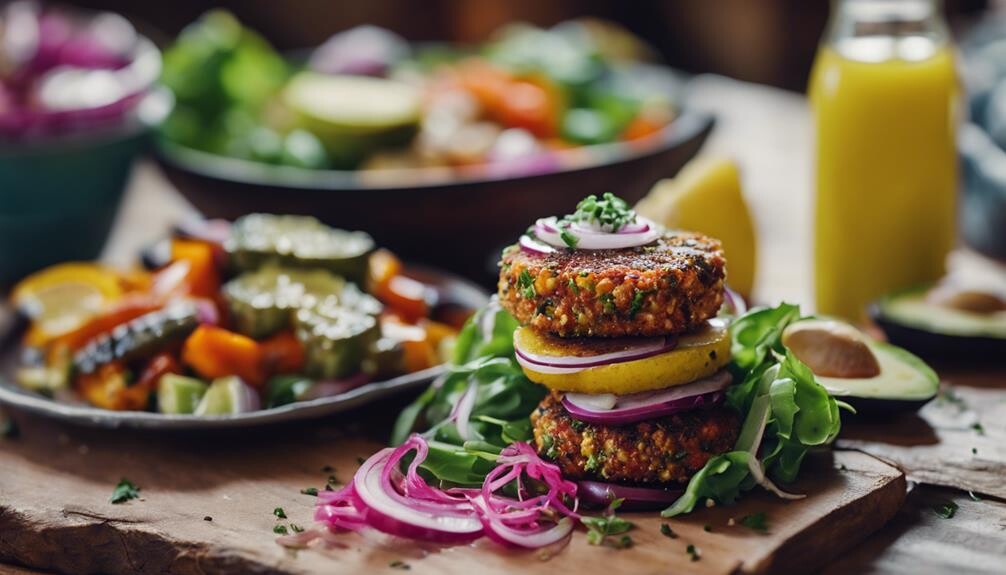 quinoa patty side dishes