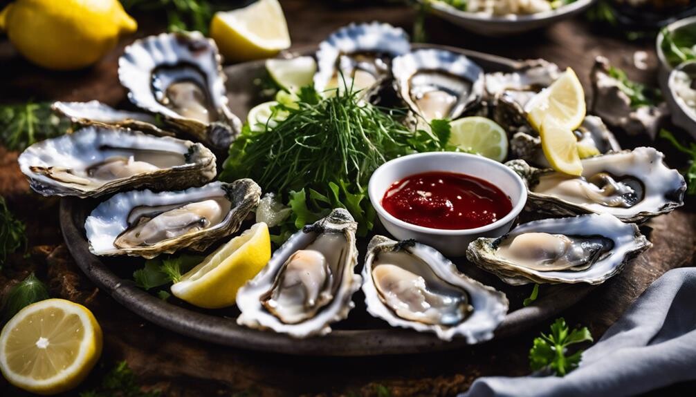 raw oysters side dishes