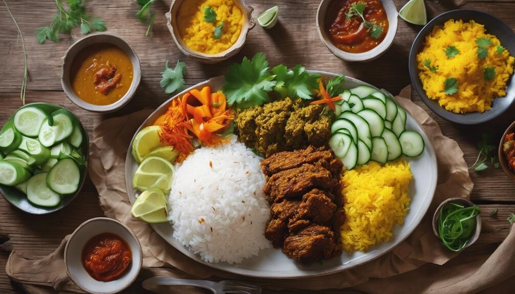 rendang pairing side dishes