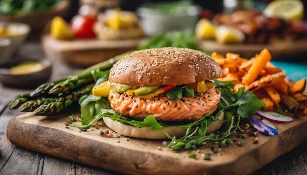 salmon burger side dishes
