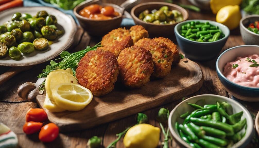 salmon croquettes side dishes