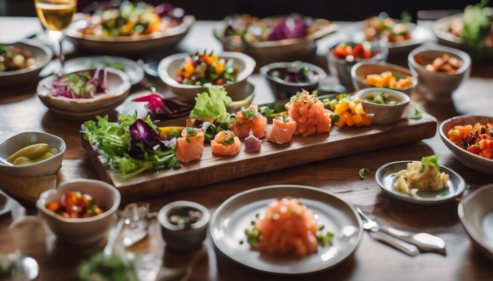 salmon tartare side dishes