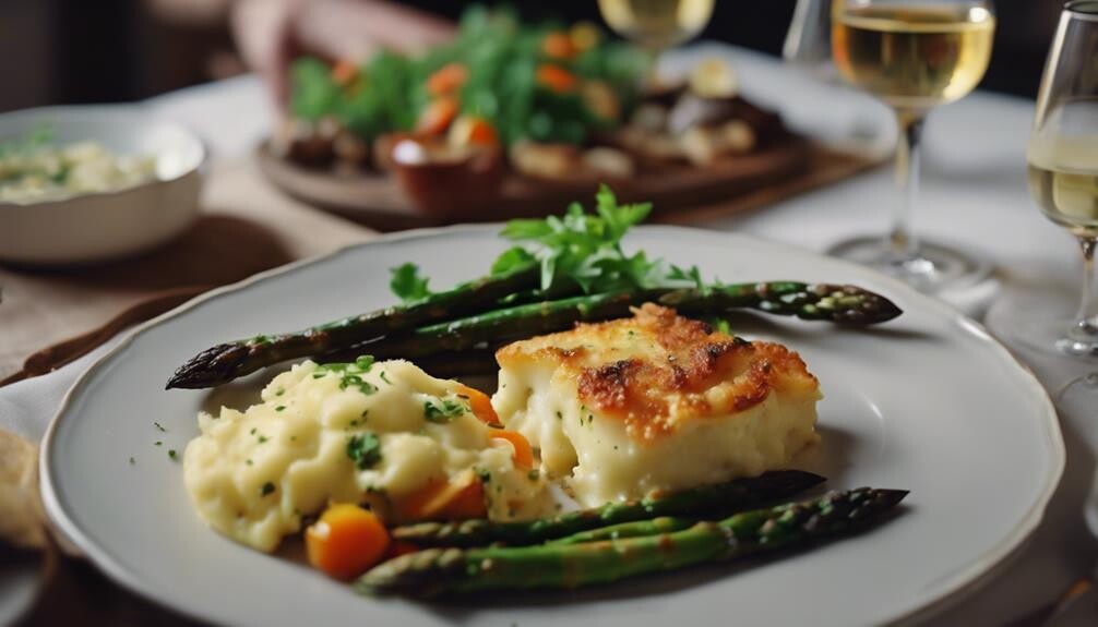 scallop gratin side dishes