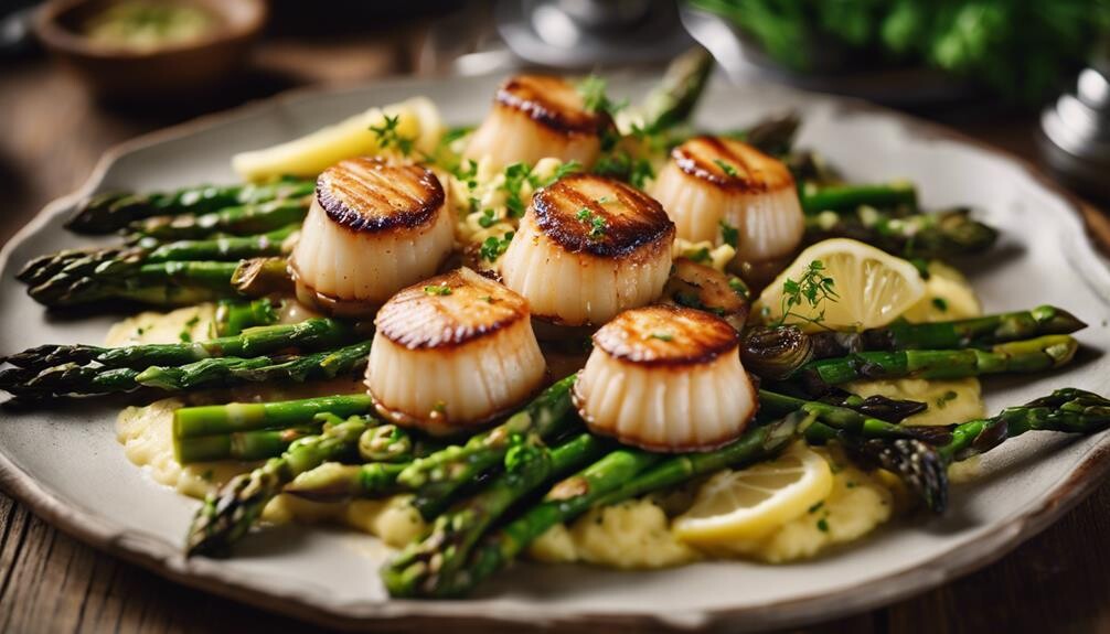scallops and side dishes