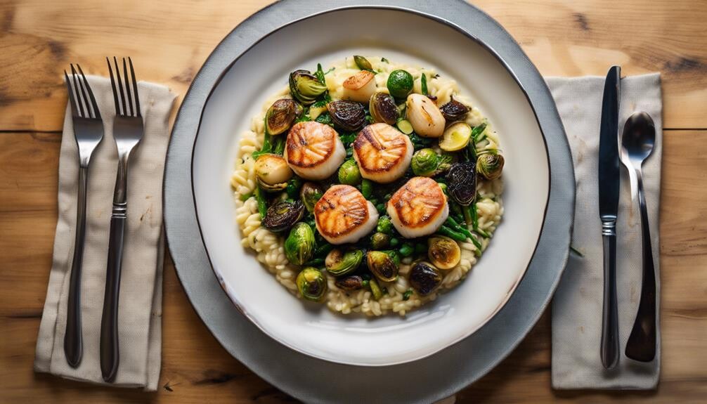 scallops main course sides