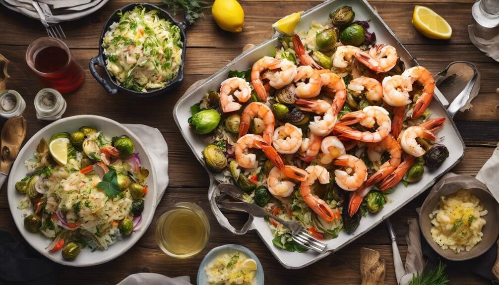 shrimp and sides pairing