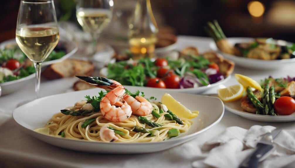 shrimp linguine side dishes