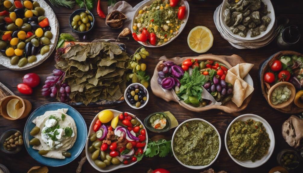 side dishes for grape leaves