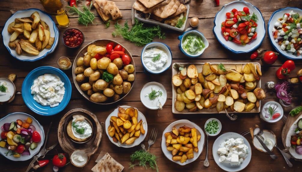 side dishes for greek potatoes