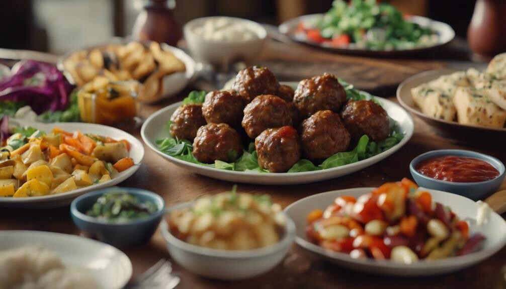 side dishes for meatballs