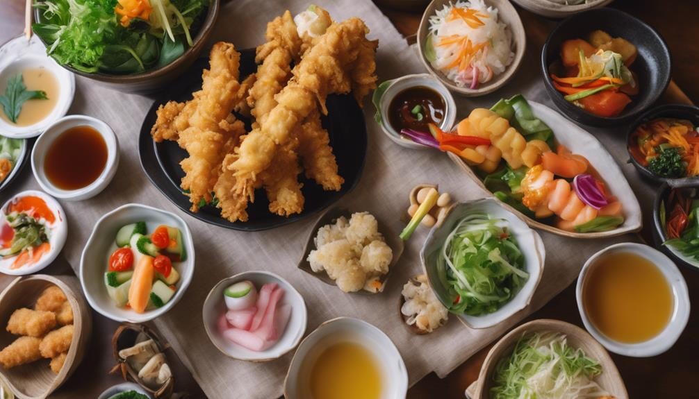 side dishes for tempura
