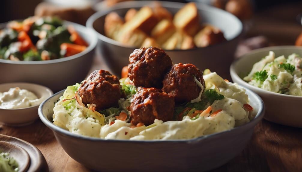 spicy meatballs side dishes