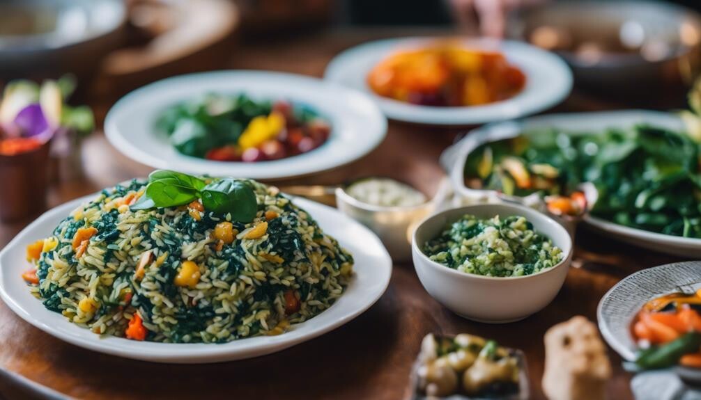 spinach rice side dishes