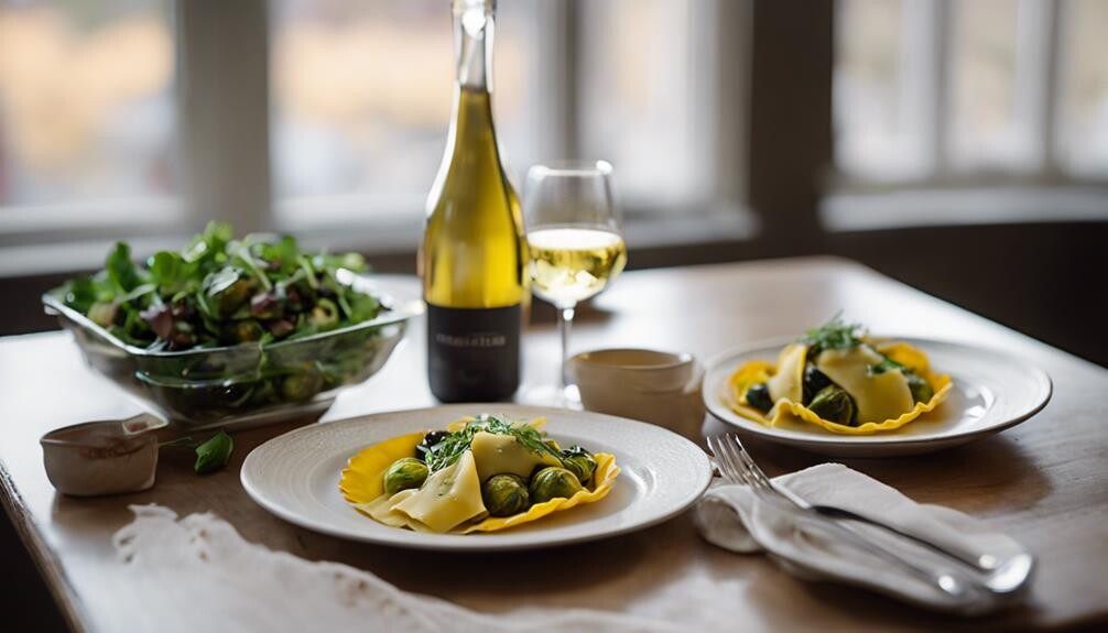 squash ravioli side dishes
