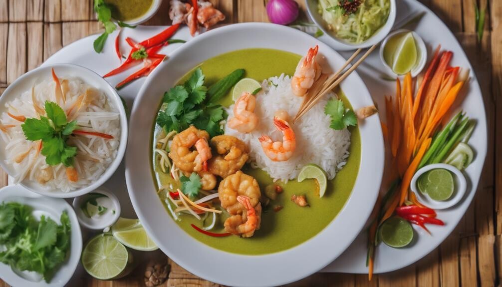 thai green curry sides