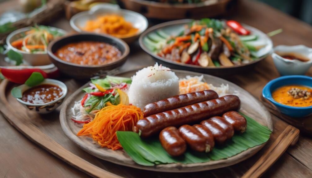 thai sausage side dishes