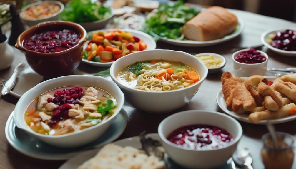 turkey noodle soup sides