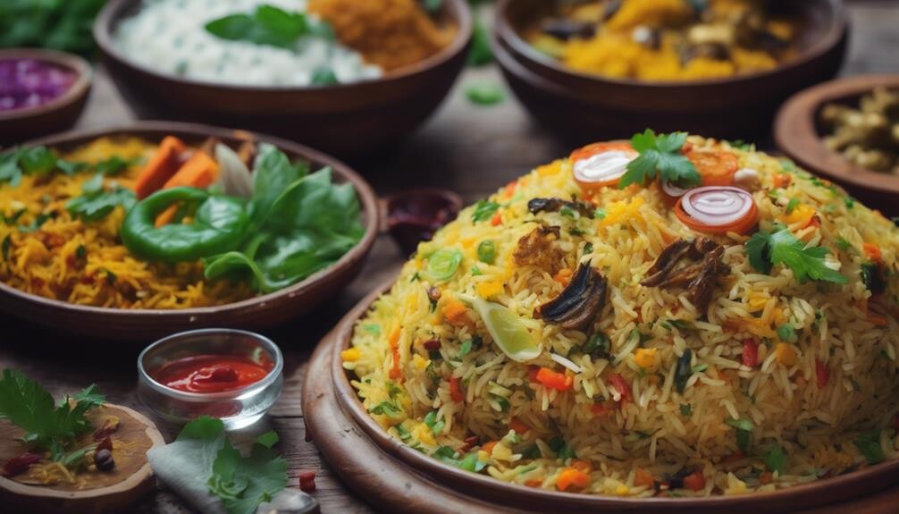 vegetable biryani side dishes