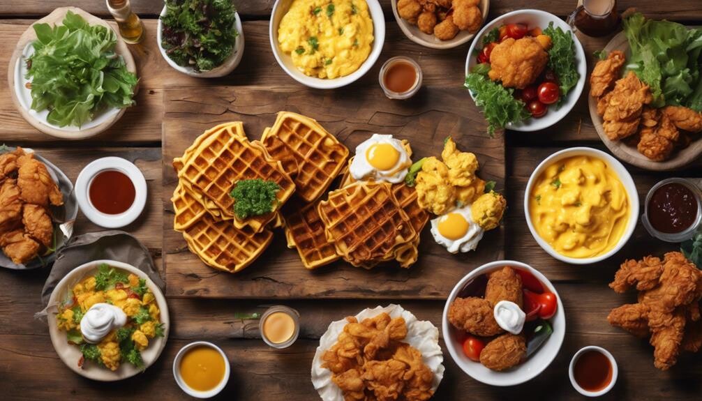 waffles for dinner sides