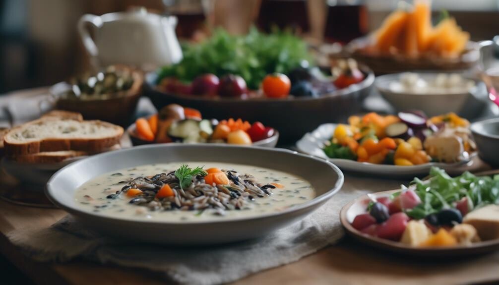 wild rice soup pairings