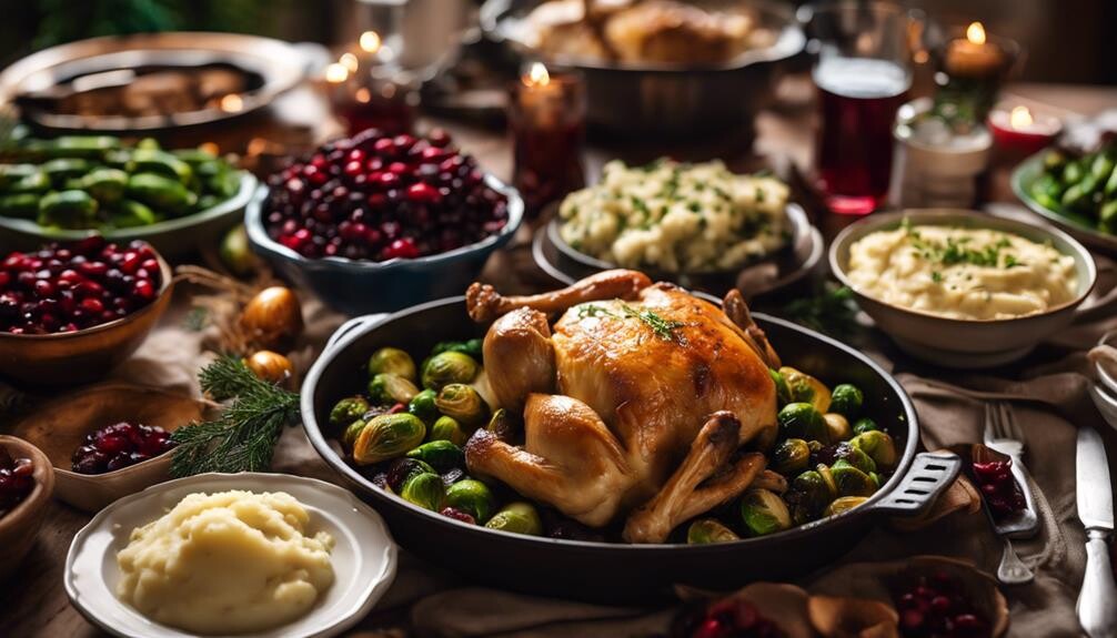 winter roast chicken sides